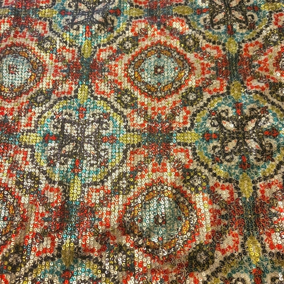 Maurices Green Sequin Tank Top Women's Size Medium - Picture 3 of 5